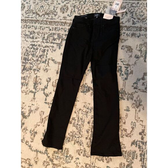 NYDJ Womens 2P Petite Barbara Bootcut Jeans Flare Black - Picture 5 of 12